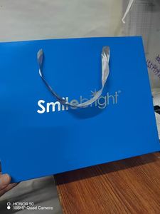 Custom Logo White Paper Shopping Bag With Handles <b>Light</b> Luxury Cardboard Bag for Boutique Store Small Business Packaging - Product Image 5