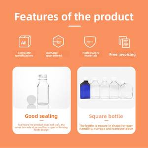 Flacons de réactifs de laboratoire en PET à bouche inclinée, bouteilles de milieu de culture de 500 ml, emballées individuellement, stérilisées - Product Image 6