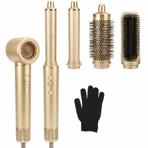 Ensemble de brosses tout-en-un pour sèche-cheveux de salon professionnel <span class=keywords><strong>Brosse</strong></span> pliable pour sèche-cheveux avec peigne à air chaud Multi Styler - Product Image 1