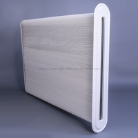 Nouvelles cartouches de filtre à air HEPA à panneaux plissés pour châssis de plaque, collecteurs de poussière en fibre de polyester haute efficacité pour usage en atelier et en intérieur
