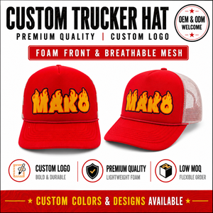 Gorra Trucker de Espuma con Logotipo Serigrafiado de Alta Calidad, Estilo OTTO, OEM, MOQ Bajo, 5 Paneles, Malla Trasera, Cierre a Presión, para Hombre - Product Image 1