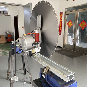 Scie à mur en béton à moteur sans balais refroidi par eau haute fréquence 22KW 220V-380V avec profondeur de coupe de 500 mm HF22 Concret - Product Image 1