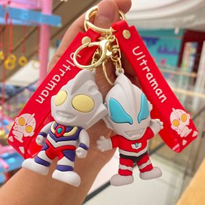 Porte-clés en plastique Ultraman Tiga Bela Jedesero, personnage de la famille, pour sac à dos, clés de voiture, cadeaux à suspendre pour couple - Product Image 3