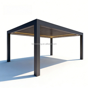Toile <span class=keywords><strong>de</strong></span> remplacement rétractable en aluminium pour pergola, imperméable, pour balcon, terrasse extérieure, voile d'ombrage réglable à fixation rapide - Product Image 3