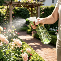 Bouteille pulvérisatrice à gâchette en plastique de 500 ml pour l'arrosage des plantes, buse réglable, pulvérisateur de jardin, bouteille en PP, bouteille pulvérisatrice de jardin