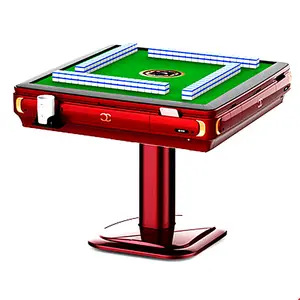 Familien unterhaltung Automatische Mahjong-Tisch klapp maschine Automatische Mahjong-Tisch maschine mit USB und Tischdecke
