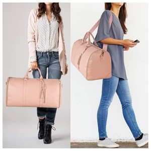 Duffel <b>Bag</b> Large Capacity Pink White Brown Trip Travel Storage Hanging <b>Bag</b> - Product Image 1
