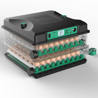 Incubateur d'œufs 128 places entièrement automatique, machine à couver automatique pour œufs de poule