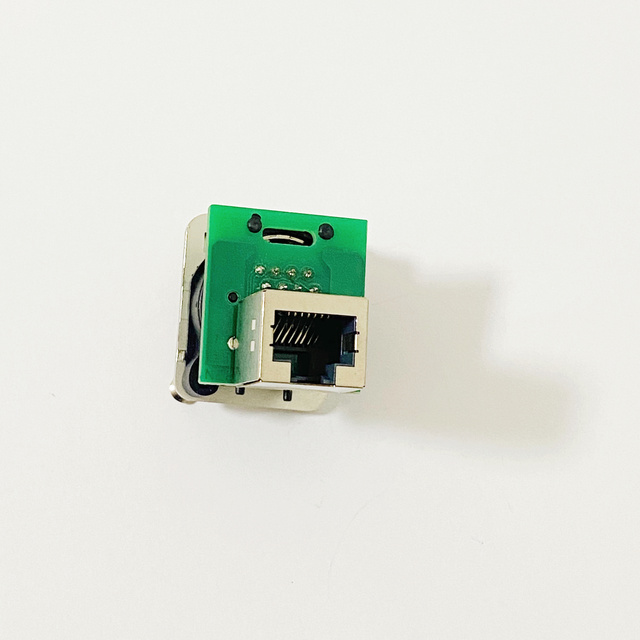 8P8C D Type RJ45 Jack to RJ45 Jack Adapter With PCB