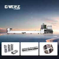 Machine de découpe laser à fibre CNC 6000W GKS-6024T2, épaisseur de coupe 0-10mm, rails de guidage Cypcut HIWIN, refroidissement par eau, 6m, Yaskawa