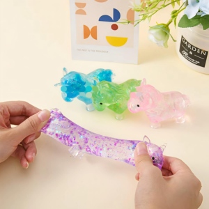 Stress Relief Unicorn Squishy Stress Ball Glitter Squeeze Toy Slow Rebound Feature Boys Kids Maltose Series Children Toy Gift - Product Image 1