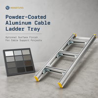 Accessoires pour échelles à câbles en aluminium : Courbures, raccords en T et supports pour des systèmes complets de gestion des câbles
