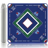 Nappe de Mahjong Pliable Moderne de Luxe Silencieuse, Tapis de Jeu de Poker Personnalisable Écologique, Imperméable et Antidérapant pour Fêtes Familiales