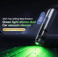 Aspirateur sans fil de voiture à main intégré sans brosse haute puissance 16500PA avec affichage numérique