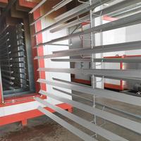 Machine rapide de revêtement de poudre de cadre en acier de changement de couleur économiseur d'énergie