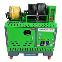 Nettoyeur de canalisations diesel 37 CV 200 bars avec bobine, haute pression, pour le nettoyage industriel des drains