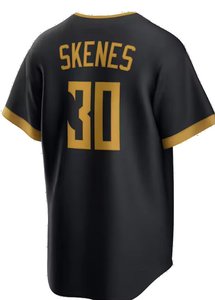 Nouveau Maillot de Baseball Brodé pour Hommes Pittsburgh 2026 – Numéros 30 Paul Skenes, 21 Robert Clemente, 6 Konnor Griffin – Édition Américaine - Product Image 6