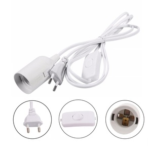 <span class=keywords><strong>Câble</strong></span> d'alimentation <span class=keywords><strong>E27</strong></span> de 1.8m avec prise EU et interrupteur marche/arrêt, support de lampe <span class=keywords><strong>E27</strong></span> <span class=keywords><strong>pour</strong></span> lampes suspendues LED, ampoule LED - Product Image 4