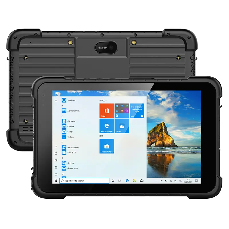 8 Inch Rugged Tablet PC Windows 10 Tab WinPad 64GB EMMC IP67 Waterproof 4G Tablet WinPad W86H