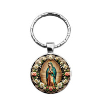 Porte-clés en métal de Noël, cadeau de fête, pendentif créatif pour voiture ou sac, cadeau de Noël