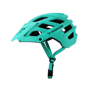 Casco de bicicleta fluorescente para niños, Color verde, venta al por mayor de fábrica - Product Image 3