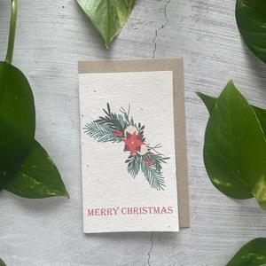 Handmade Specialty Growable <b>Paper</b> Cards Customizable <b>Seed</b> <b>Paper</b> for Christmas Eco-Friendly Plantable Gift Ideas - Product Image 4