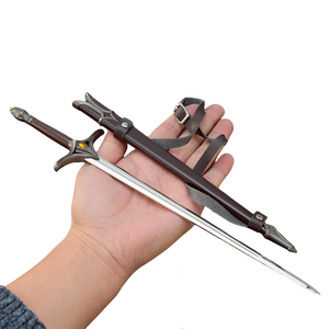 Llavero de Espada de Acero de El Señor de los Anillos Personalizado de 18-30 cm, Accesorio de Película y Televisión, Mordida de Bestia, Armadura Tallada, Material Metálico, <span class=keywords><strong>Thranduil</strong></span> - Product Image 6