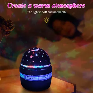 Hot Selling Projector Light Magic Ball Lamp Kids Bedroom RGB Colorful Night Light