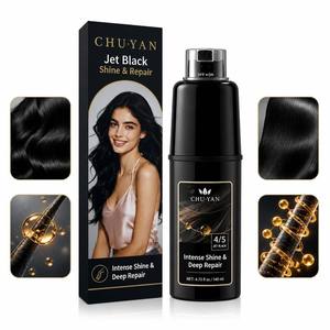CHU·YAN น้ำยาย้อมผมแบบหวีในตัว - ไม่ต้องใช้ถุงมือ ใช้งานง่าย สีติดทนนาน - Product Image 5