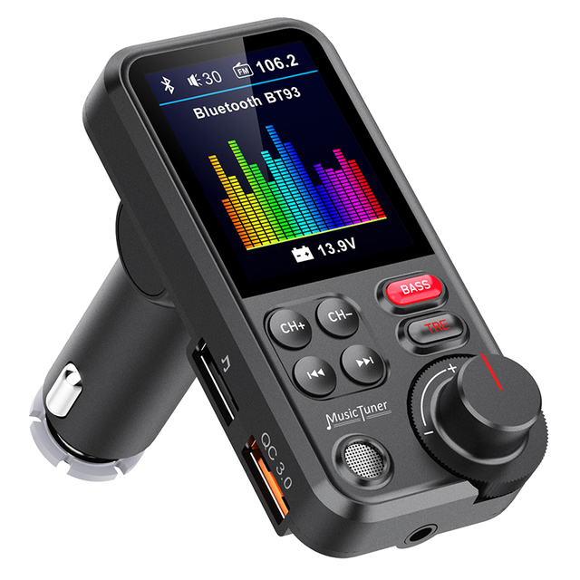 Top Selling Wireless FM Transmitter Car Kit Handsfree Call Car Charger BT93 Car MP3 Player FM Modulator