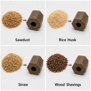 <span class=keywords><strong>Presse</strong></span> à briquettes de biomasse pour blocs de sciure de bois avec moteur électrique, pression réglable, haute production, vente en gros d'usine - Product Image 3
