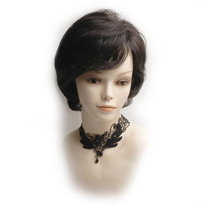 Peluca de Cabello Humano Corto y Ondulado de 6 Pulgadas, Estilo Bob, con Clip, Ligera, Diseño Coreano, de WIGTS Premium - Product Image 5