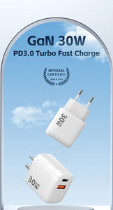 <span class=keywords><strong>Chargeur</strong></span> rapide GaN 2 ports Bloc <span class=keywords><strong>chargeur</strong></span> USB C <span class=keywords><strong>30W</strong></span> pour <span class=keywords><strong>iPhone</strong></span> 15 <span class=keywords><strong>Pro</strong></span> Max/<span class=keywords><strong>14</strong></span>/13, iPad <span class=keywords><strong>Pro</strong></span> - Product Image 4