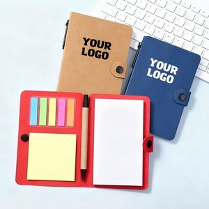 Bloc-notes Kraft Ww1771, notes imprimées, stylo, ensemble de papeterie de bureau, blocs-notes adhésifs avec couverture personnalisée - Product Image 1