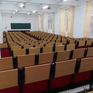 Muebles de aula escolar <span class=keywords><strong>Escalera</strong></span> de dos plazas de madera Sala de conferencias Mesa de escritorio y sillas <span class=keywords><strong>para</strong></span> la escuela - Product Image 4