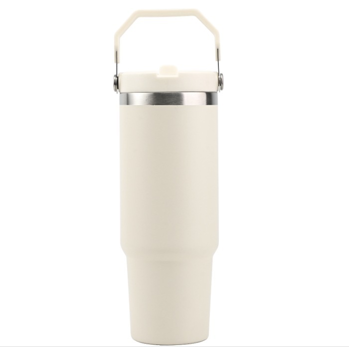 Couvercle pour boisson individuelle blanc crème