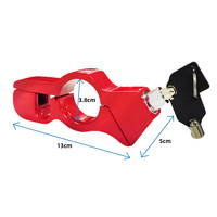 Verrou de sécurité antivol en alliage d'aluminium pour guidon et accélérateur de vélo électrique, modèle AFTFA Bull Horn, vente en gros