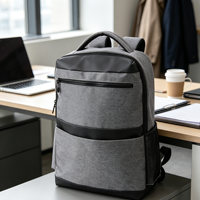 Sac à dos professionnel pour homme en tissu de haute qualité, résistant à l'eau, durable et respirant en polyester – Vente en gros