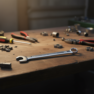 Llave Combinada Fervi de Cromo Vanadio de 12 mm con Boca Abierta - Product Image 3