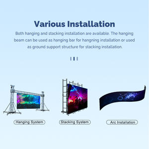 Pantalla LED Gigante Modular P2.6 P2.9 P3.91 4K IP65, Sistema Completo para Conciertos, Eventos, Iglesias, Pantalla LED para Exteriores para Marketing - Product Image 2
