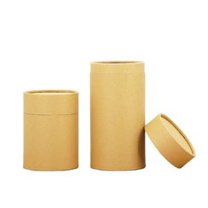 Emballage unique en papier kraft de petite taille, emballage de luxe personnalisé pour épices, boîte ronde en <span class=keywords><strong>carton</strong></span> à ouverture latérale, boîte à bijoux en papier, tube - Product Image 1