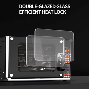 <span class=keywords><strong>Horno</strong></span> de Convección Automático Comercial de 4 Bandejas para Restaurante, Panadería, Tienda de Alimentos, para Pizza, Pan, Harina, Maíz, Trigo - Product Image 4