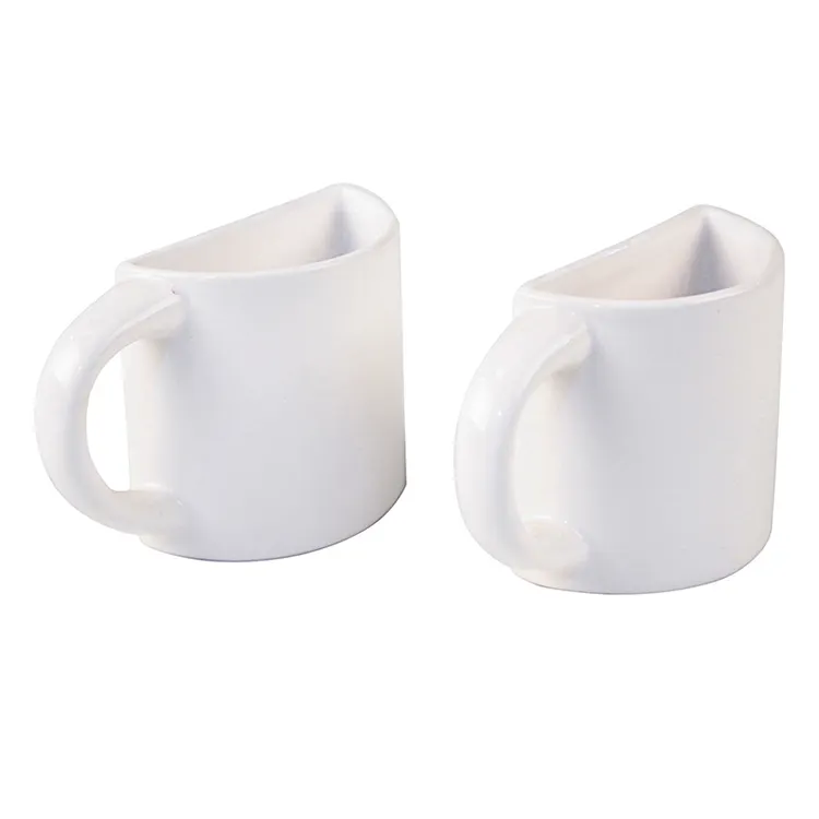 Mejor venta personalizado de gres blanco taza de té unos taza de taller de grabado taza de regalo