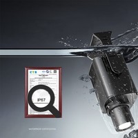 Projecteur de logo rotatif étanche IP65, lumière publicitaire Gobo personnalisée, 25W 35W 60W 80W 100W, LED extérieur avec télécommande