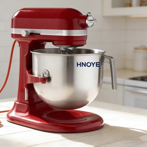 Batteur sur socle planétaire commercial 7L 3-en-1 avec crochet pétrisseur, fouet et batteur pour <span class=keywords><strong>pain</strong></span>, gâteaux et pâtisseries - Product Image 2