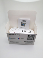Prise intelligente Alexa avec prise GFCI NFC, 2 ports USB-A, 10A, compatible Wi-Fi
