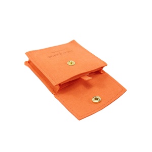 Bolsa de Terciopelo con Cierre de Botón y Logotipo Personalizado, 3x4 Pulgadas, Reciclable, Premium, para Joyería, Dulces, Regalos, Bodas, Fiestas, Navidad - Product Image 3