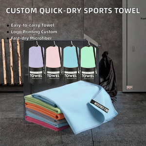 Custom Logo Woven <b>Microfiber</b> Quick Dry Travel Sports <b>Towel</b> Adult Customized Color Size Customized Printing Promotional Gifts - Product Image 2
