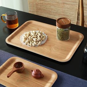 Grand plateau en bambou laqué personnalisé avec motif solide pour la cuisine, la table à manger et la décoration de la maison - Product Image 5