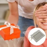 Porte-cartes et mini-portefeuille unisexe en cuir PU, fin et élégant, avec porte-clés ATM en métal, pour cartes d'identité et de crédit, idéal pour hommes et femmes d'affaires, tendance et populaire